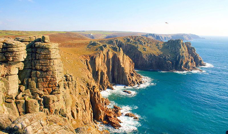 Land's End in Cornwall